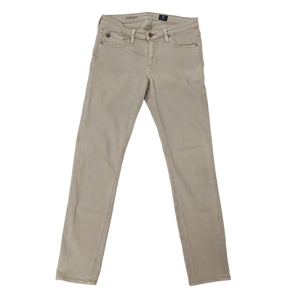 Adriano Goldschmied Jeans Womens 26 Green Casual Slim Straight Ankle Minimalist